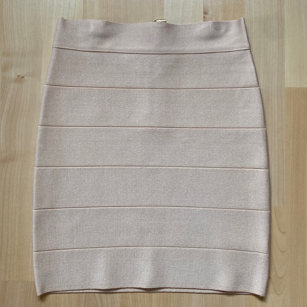 BEBE Bandage Solid Skirt